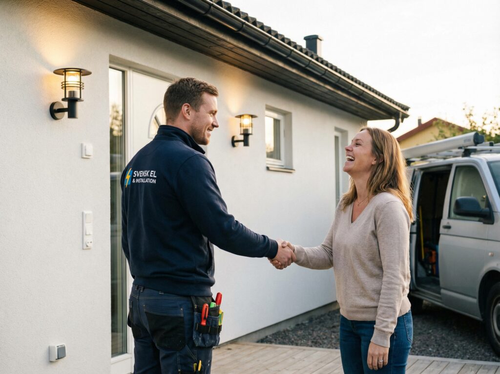 en nöjd kund i Avesta